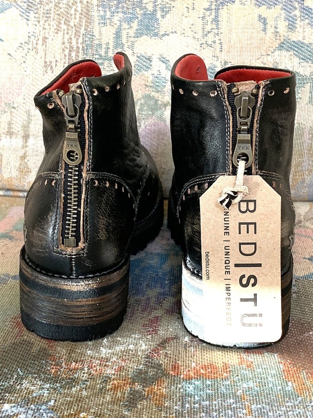 BED|STU QUATRO III Booties - Black Wash- - Picture 14 of 15